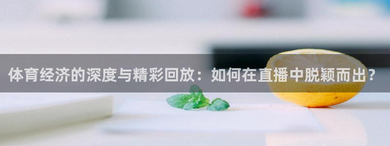 雨燕360直播nba在线观看：体育经济的深度与精彩回放：如何在直播中脱颖而出？